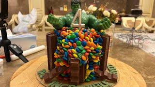 Incredible Hulk Cake Simple Hulk Cake Yeny Love