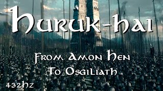THE LORD OF THE RINGS | From Amon Hen To Osgiliath | URUK HAI | 432Hz by REST OLD WOLF 5,041 views 2 months ago 1 hour, 8 minutes