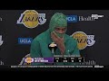 Russell Westbrook Postgame Interview | Los Angeles Lakers beat the Portland Trail Blazers 99-94