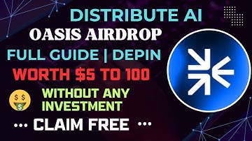 Distribute Ai | Oasis Ai | Full Guide in Tamil | #depin #crypto #sakthiraja #distributeai