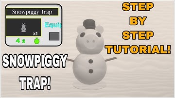 HOW TO GET SNOW PIGGY TRAP + SHOWCASE IN PIGGY (ROBLOX PIGGY CHRISTMAS EVENT)