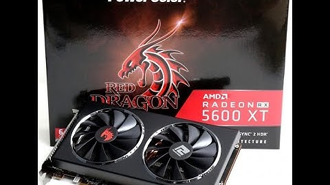 PowerColor Red Dragon Radeon RX 5600 XT Comparison between Silent BIOS vs Overclock BIOS