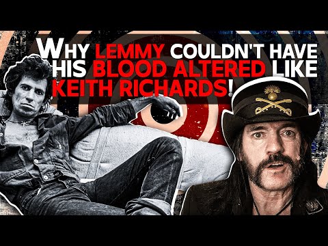 Why Lemmy Kilmister Couldn't Have His Blood Altered Like Keith Richards |#lemmykilmister #motörhead
