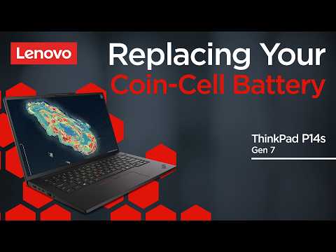 Replacing Your Coin-Cell Battery | ThinkPad P14s Gen 7 | Customer Self-Service