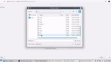 openSUSE 15 Leap -  Samba Configuration