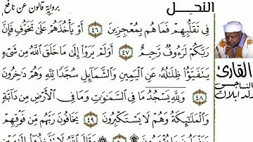 16 سورة النحل للقارئ الناجي ولد ابلال