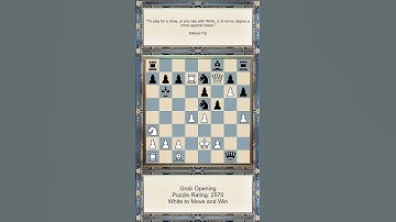 Can you beat a Grand Master? 2570 ELO Chess Puzzle