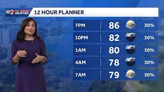 Another round of storms moving into Central Florida on Thursday afternoon