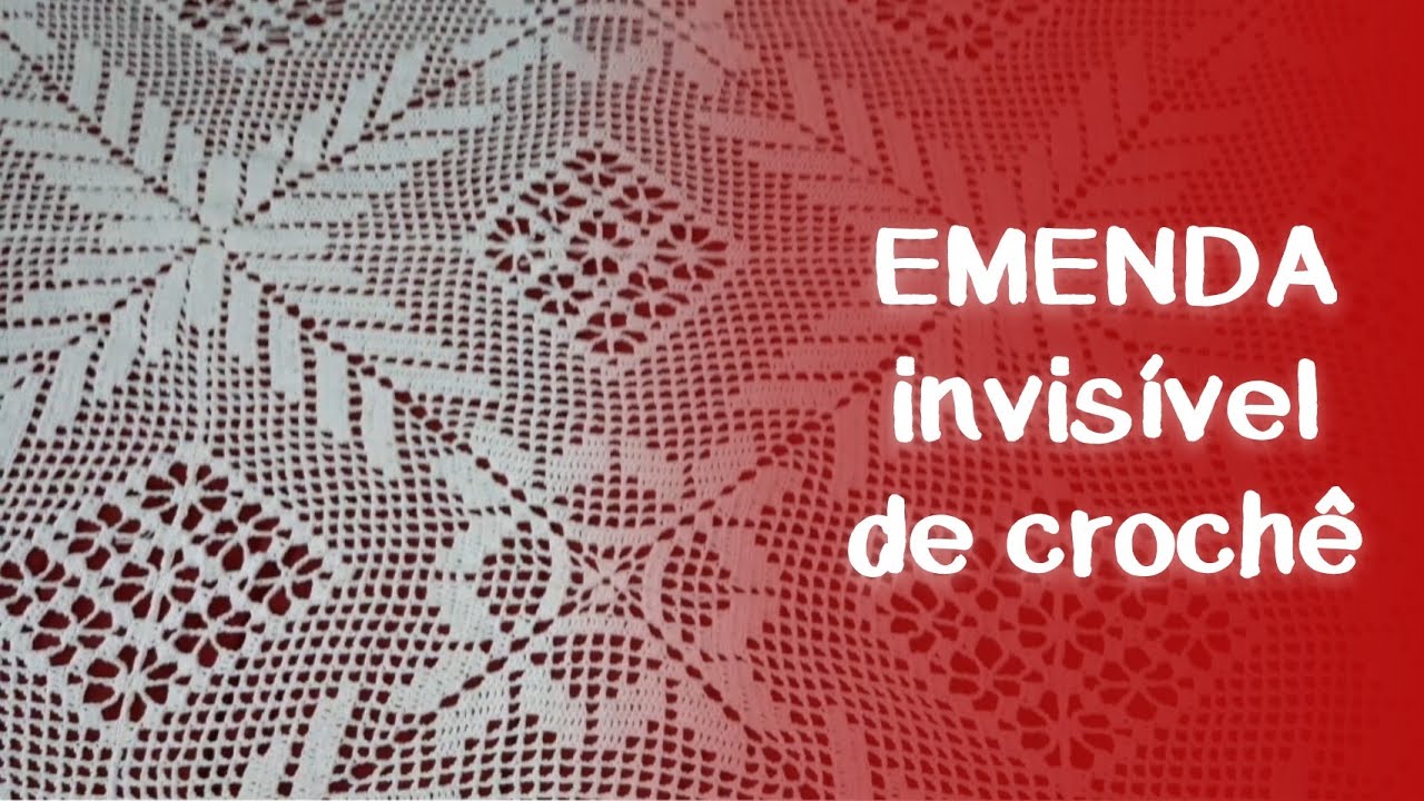 EMENDA INVISÍVEL DE SQUARE QUADRADO DE CROCHÊ | by Juci Souza