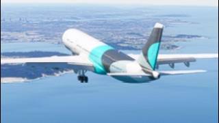 Aircraft Simulator ;; Dangerous landing at most dangerous airport , game