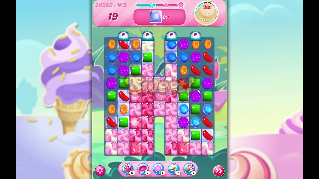 Candy Crush Saga Level 20568 - YouTube