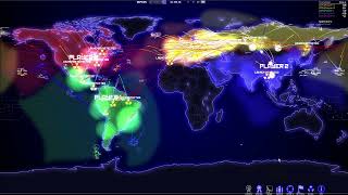 Defcon Gameplay 0 players N america vs S America vs Europe vs Russia vs Asia