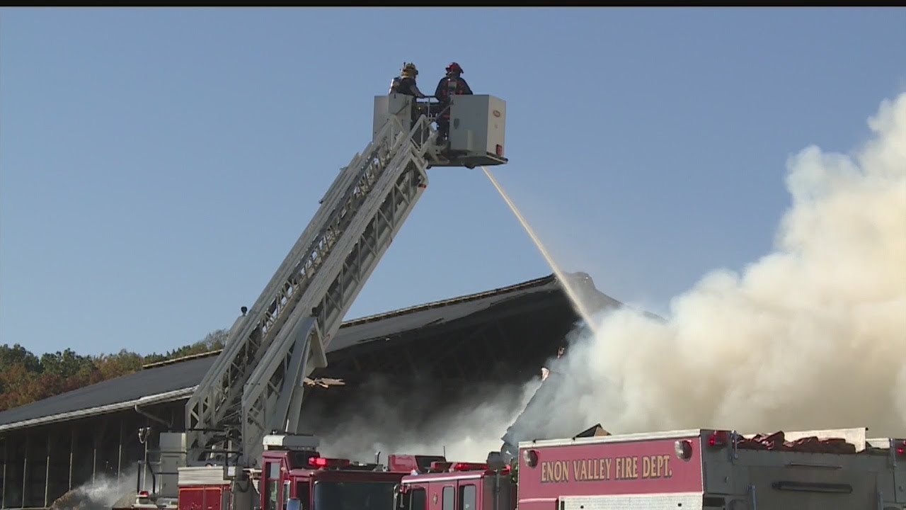 Barn destroyed by fire in North Beaver Twp. - YouTube