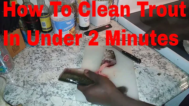 How To Clean Brown Trout Quick And Easy(The Ghetto Angler)