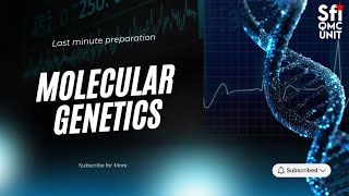 TRANSCRIPTION | MOLECULAR GENETICS| FIRST YEAR MBBS| LAST MINUTE PREPARATION