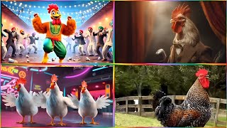 Funny chicken 🆚 Funny peacock 🆚 Funny eagle 🆚 Funny eagle.Coffin Dance Song🎶 →