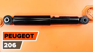 PEUGEOT 206 Amortizatorius keitimas: instrukcija