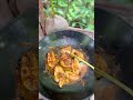 Jungle Cooking: Spicy Fish Curry Over Open Fire 🌿🔥 #Shorts
