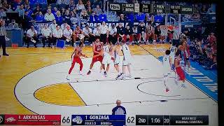 Gonzaga vs Arkansas 2022