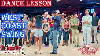 West Coast Swing 🔁🔁 Double Side Pass with Double Inside Turns 🔁🔁 Lesson w/ JohnPaul & Kortnee
