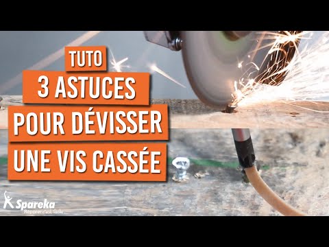 Vidéo: Comment Enlever Une Petite Vis (vis) Avec Une Tête Arrachée