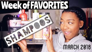 BEST Shampoos for Natural Hair | Week of Favs March 2018