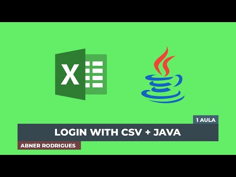 Login using CSV + Java