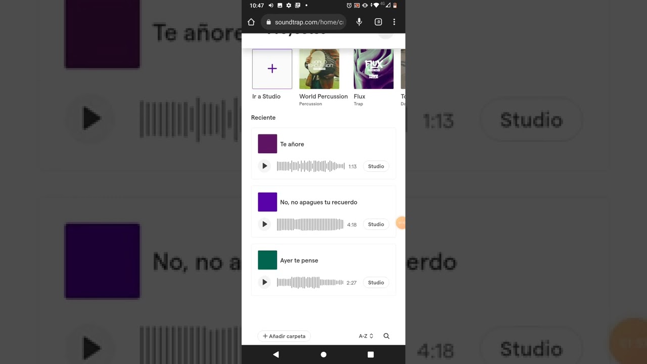 venta de composición de canciones, muestras de canciones