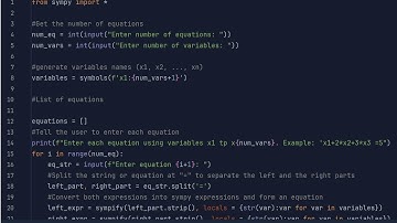 Part 2 of Solving Systems of Equations with Python
