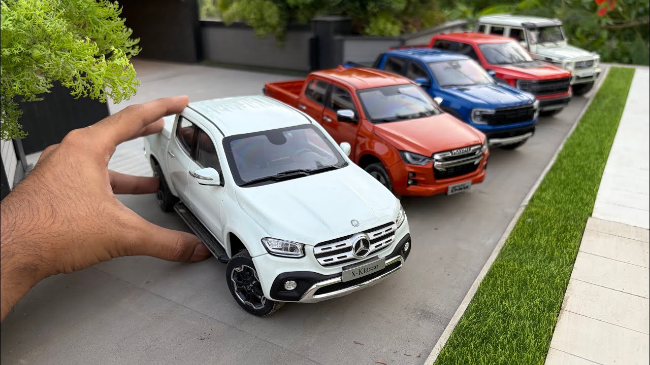 Realistic Pickup Truck Collection 1:18 Scale | Diecast Model Cars 