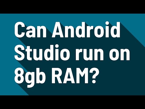Can Android Studio run on 8gb RAM?