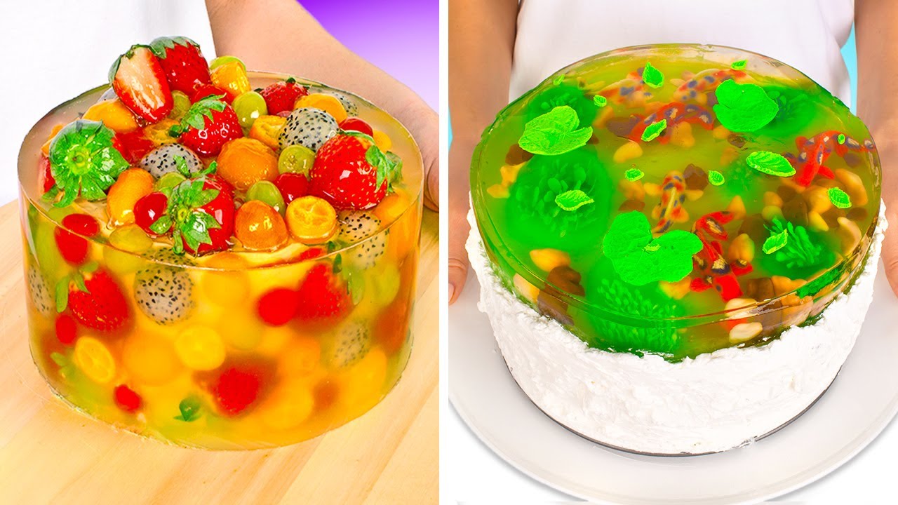 ¡Pasteles de gelatina caseros y deliciosos!