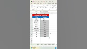 ISNUMBER FORMULA #short #shorts #shortvideo #shortsvideo #youtube #youtubeshorts #viral #viralvideo