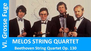 Melos String Quartet. Beethoven Op. 130  Grosse Fuge (1990)