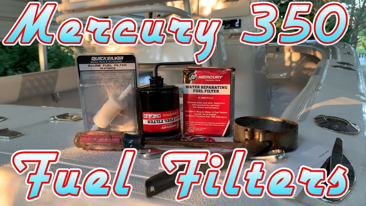 Mercury Verado 350 Fuel Filters Change