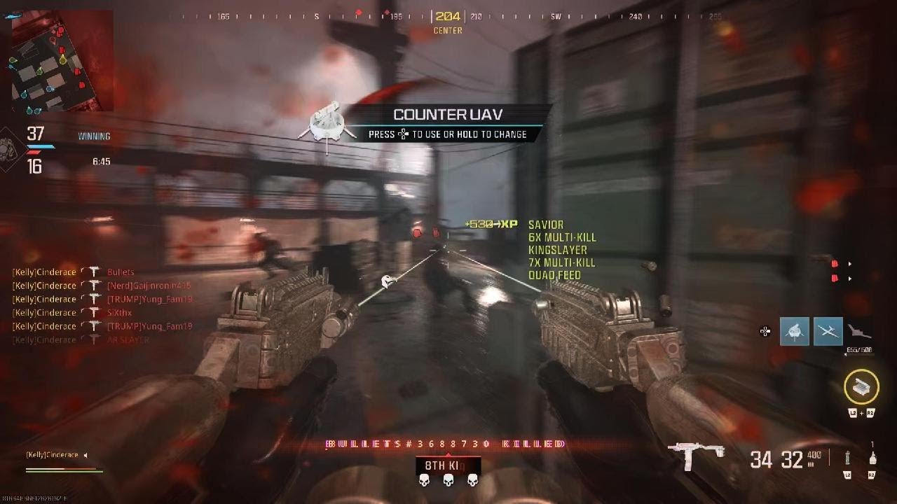 WSP Swarm 9 Man Feed Kill Chain. (6 On Screen)
