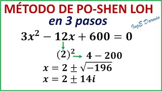 Solve Quadratic Equations in Three Steps | Po-Shen Loh