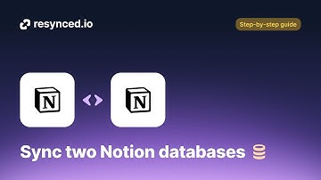 Synchronizing two Notion databases