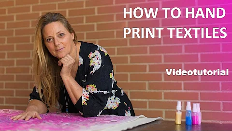 How to Hand Print Textiles