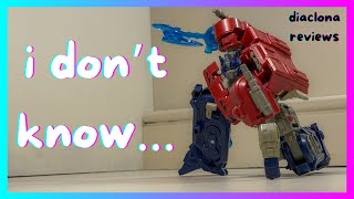I’M CONFLICTED | studio series tf one optimus prime review