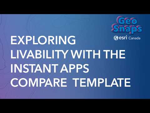 Exploring Livability with the Instant Apps Compare Template