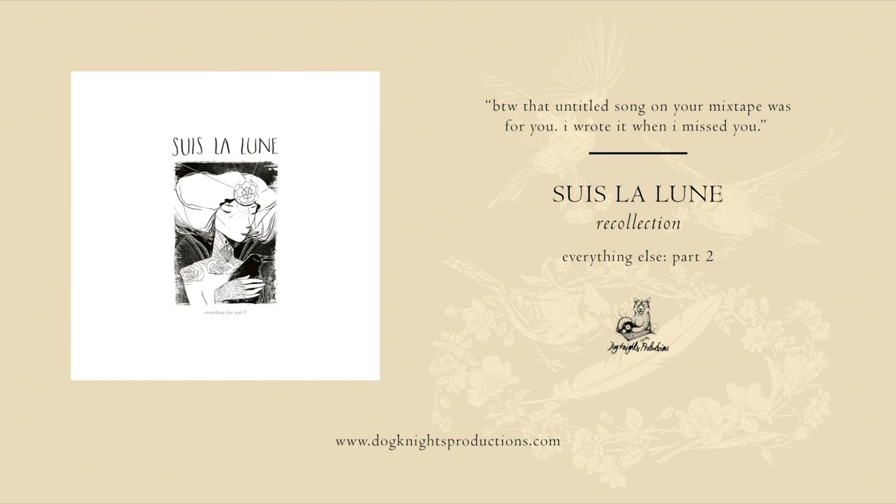 Suis La Lune - "Btw, That Untitled Song on Your Mixtape Was for You. I Wrote It When I Missed You." 