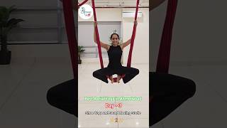 Day - 3🧘‍♀️ Aerial Yoga 30 Days Challenge | Beginner to Advanced | Ahmedabad #aerialyoga #ahemedabad