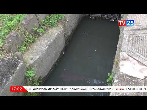 სახიფათო სანიაღვრე არხები ბათუმში