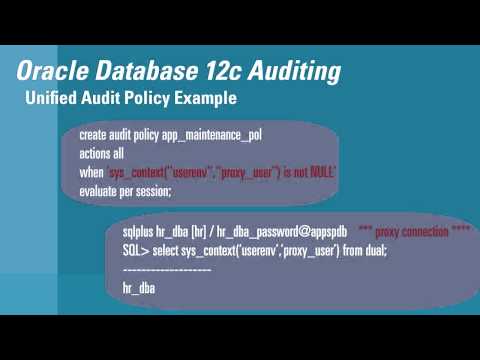 Unified and Conditional Auditing