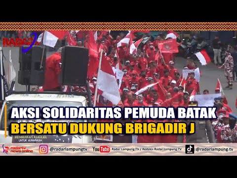 Aksi Solidaritas Pemuda Batak Bersatu Dukung Brigadir J