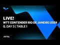 LIVE! | T1 | Qualifying Day 3 | WTT Contender Rio de Janeiro 2024