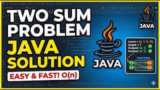 Two Sum Problem | Java Solution | LeetCode #1 (Easy Explanation)