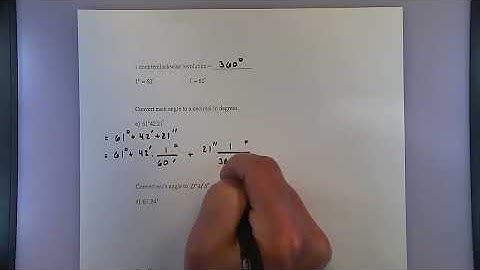 Sec 2.1 - Angles and Their Measure