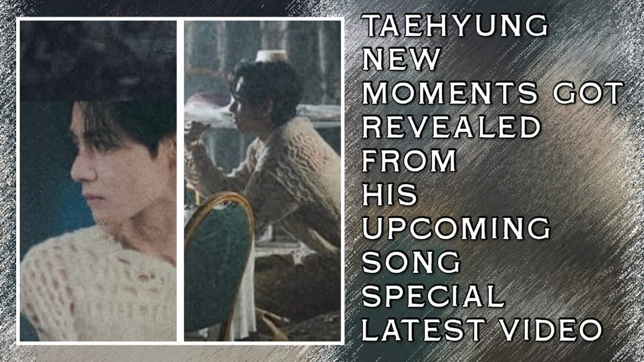 When Is Taehyung's New Song Coming Out